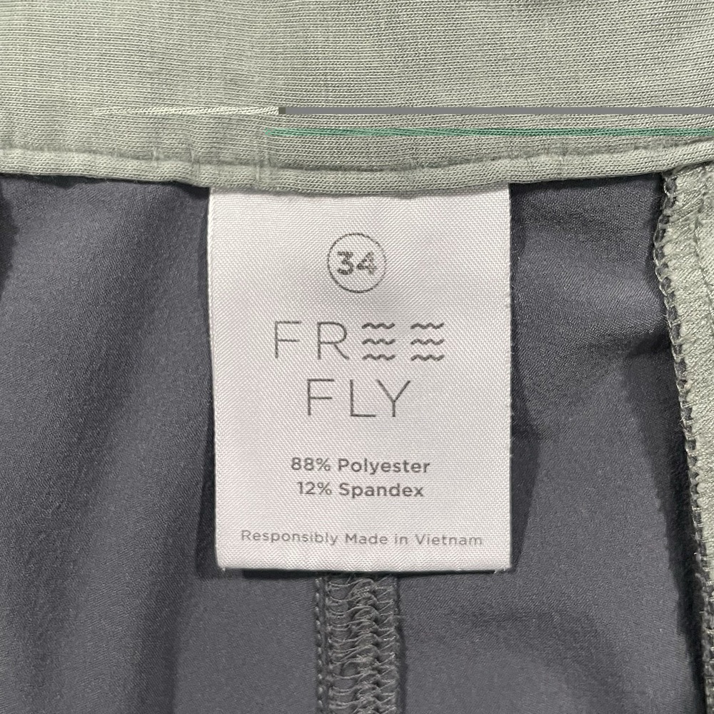 Free Fly Shorts Mens 34 Gray Golf Performance Stretch Casual Outdoors - Picture 2 of 7